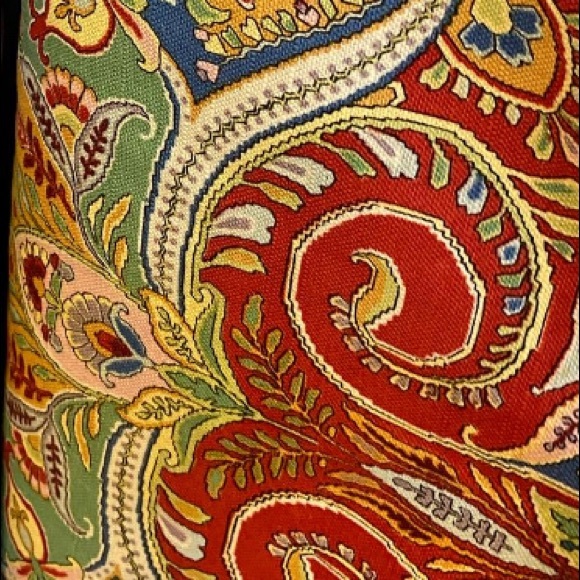 Jay Yang  Kashmir Decorating Fabric in Red - Picture 3 of 9
